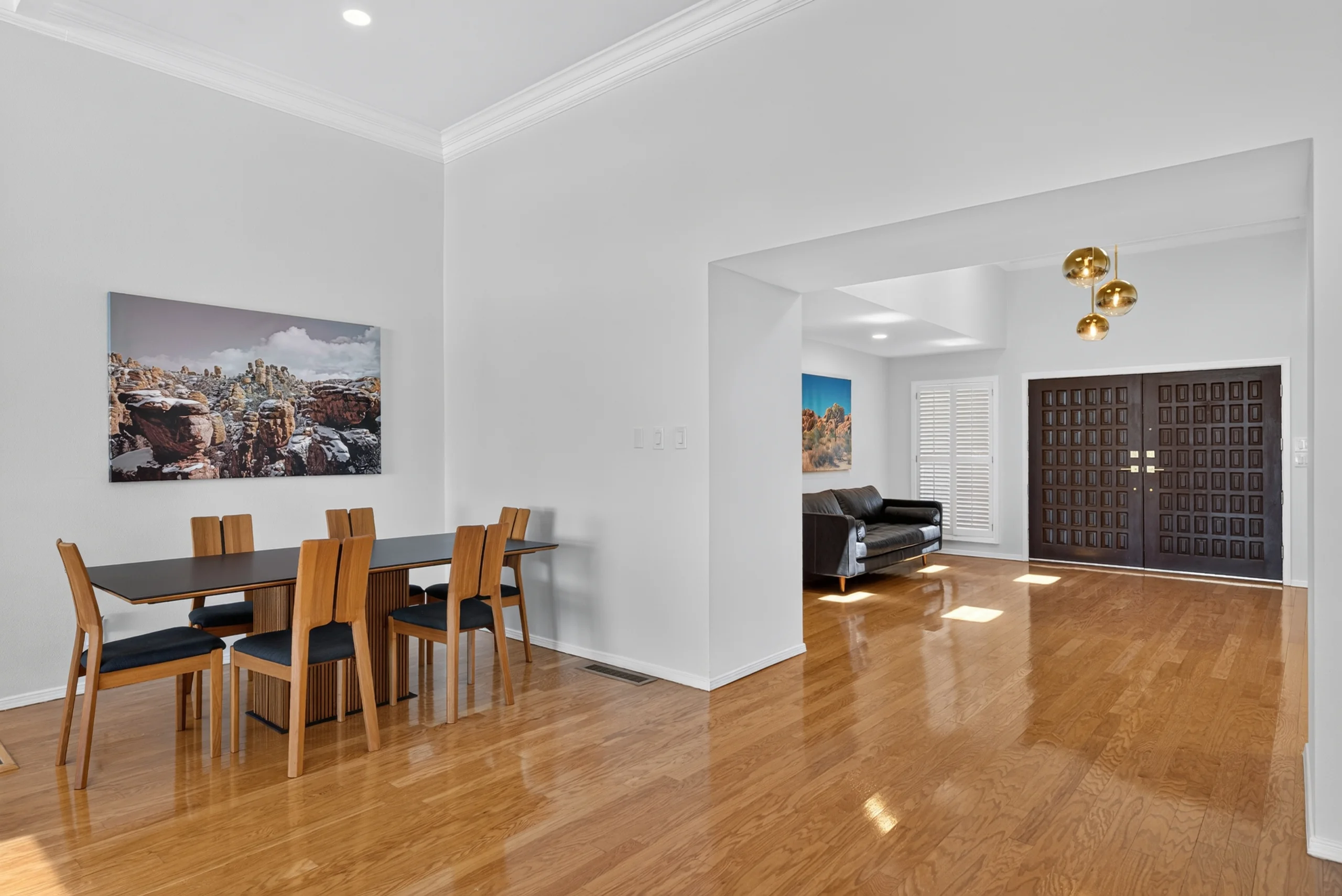 Dining area opening toward the main living spaces